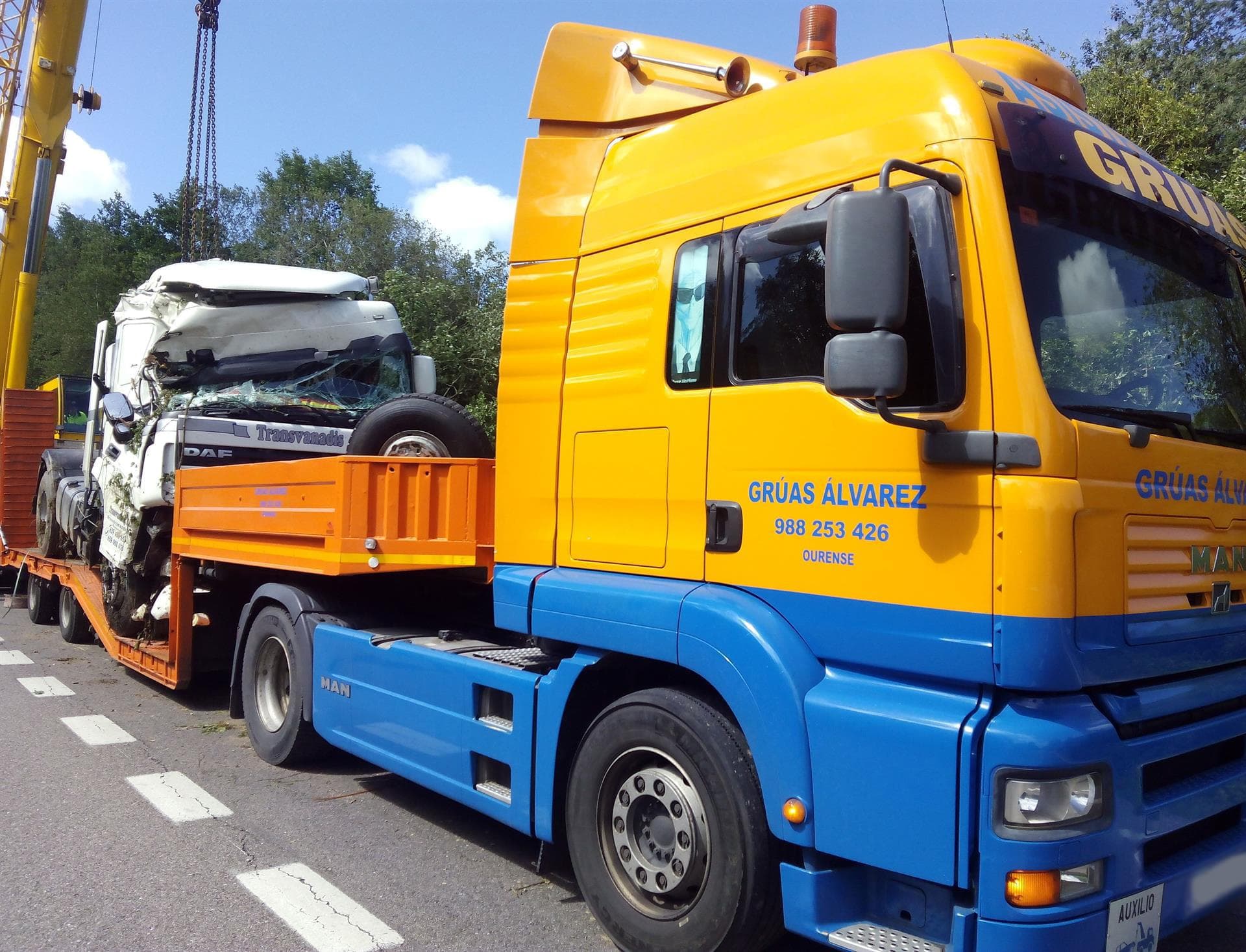 Servicio de grúas y asistencia en carretera en Ourense