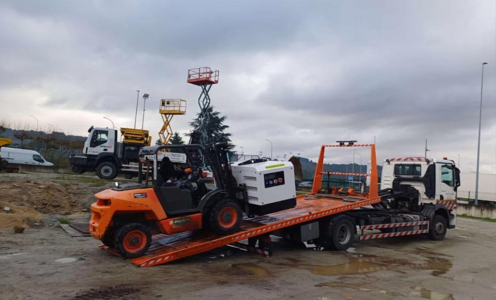 Algunos de nuestros servicios de grúa en Ourense