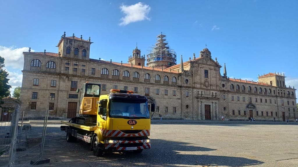 Algunos de nuestros servicios de grúa en Ourense