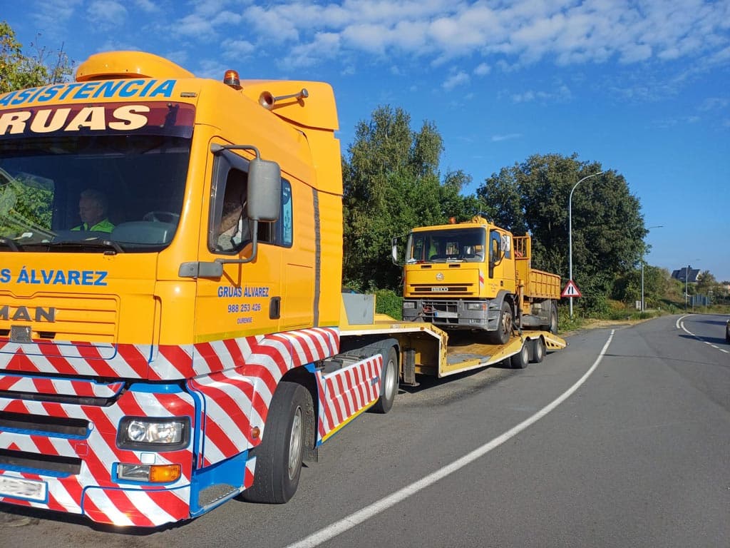 Algunos de nuestros servicios de grúa en Ourense