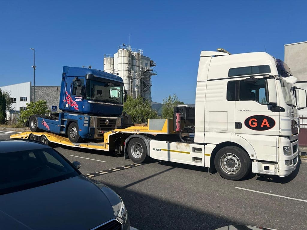 Algunos de nuestros servicios de grúa en Ourense