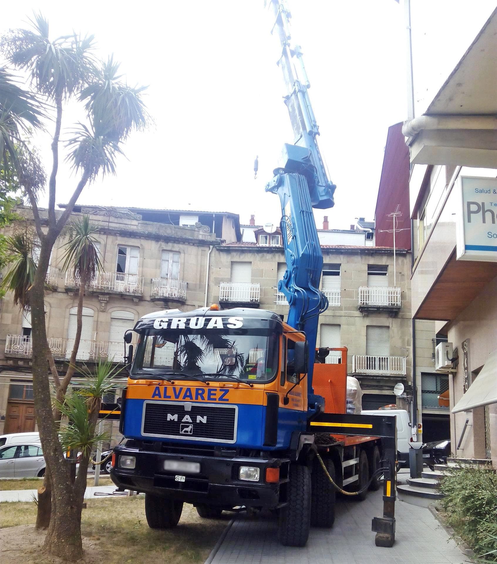 Movemos tu mercancía con la grúa adecuada